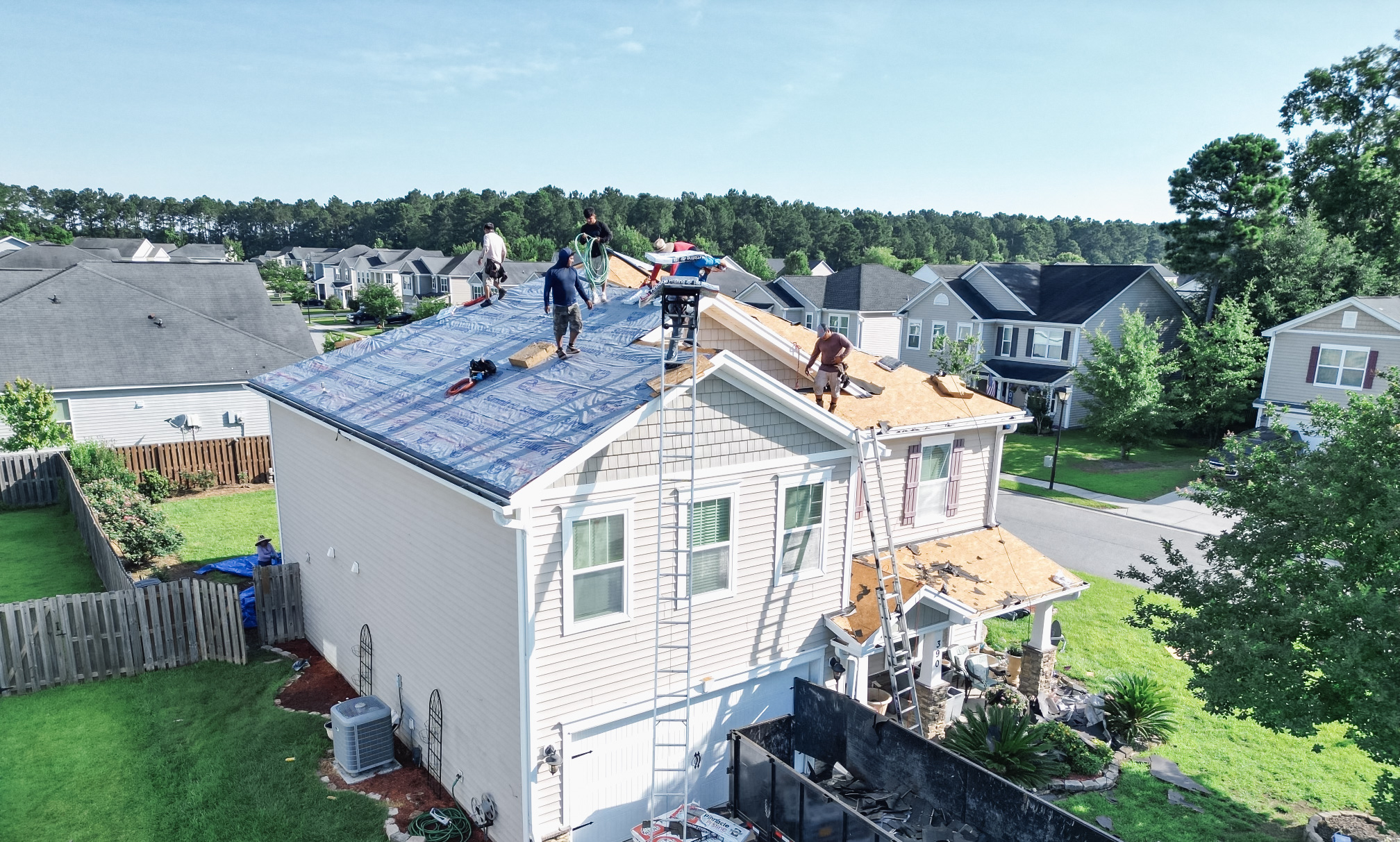 a replaced roof in georgia