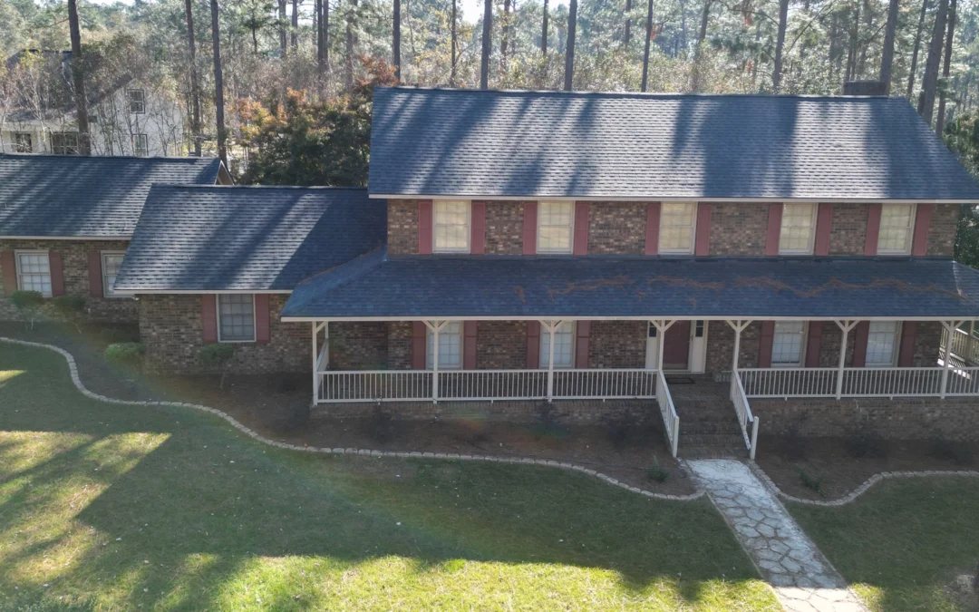 asphalt shingles on house